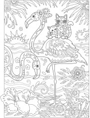 Adult Coloring Creative Kittens Coloring Book - Фото 4