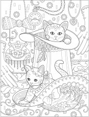Adult Coloring Creative Kittens Coloring Book - Фото 6