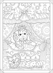 Creative Haven Playful Puppies Coloring Book - Фото 5