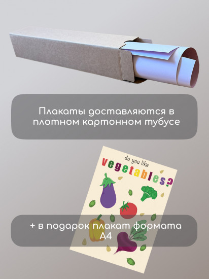 Набор интерьерных постеров для кухни «Чай» и «Кофе»