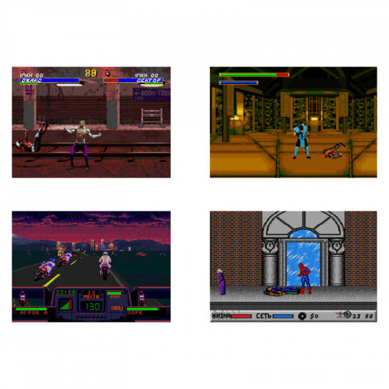 Сборник 16 игр для Sega с Mortal Kombat 3 Ultimate