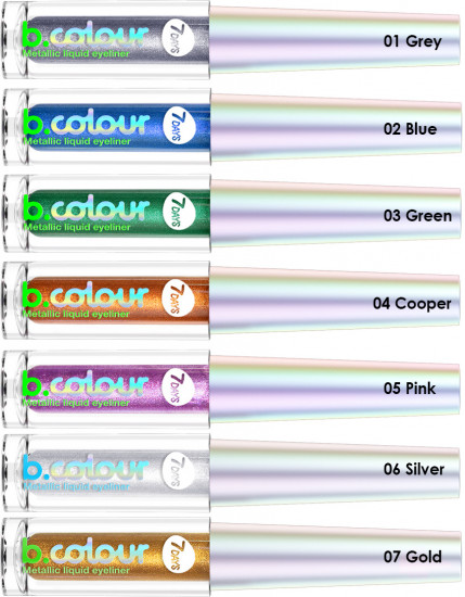 Подводка для глаз «B.Color», оттенок 01 Grey
