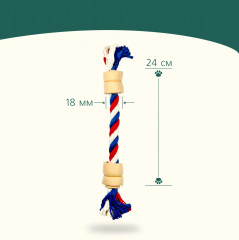 Игрушка для собак «Канат с лакомством» - Фото 2