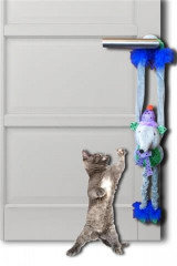 Игрушка для кошек «Плюшевая мышка с колокольчиками», 45 см - Фото 1