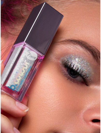 Тени для век «B.Color Holographic», оттенок 01 Crystal