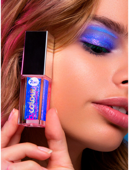 Тени для век «B.Color Holographic», оттенок 02 Storm