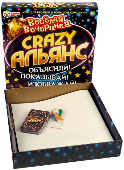 Настольная игра-ходилка «CRAZY АЛЬЯНС»