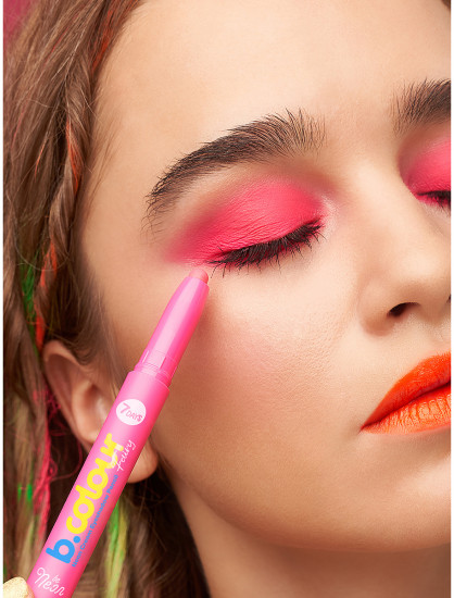 Тени для век неоновые «Neon cream eyeshadow pencil», оттенок 02 Fairy
