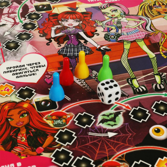 Игра-ходилка настольная «Монстр-Леди»