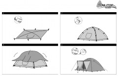 Палатка туристическая «DAKOTA», 3-х местная - Фото 2