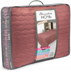 Покрывало стеганое «Волшебная ночь» (евро, размер 220х240), цвет бордо - Фото 1