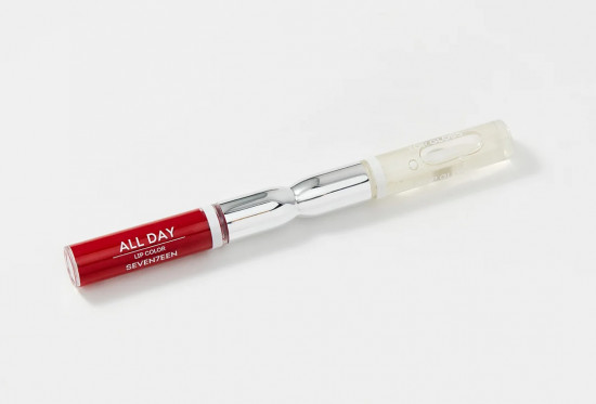 Помада для губ жидкая «All Day Lip Color&Top Gloss», тон 08 Спелая вишня