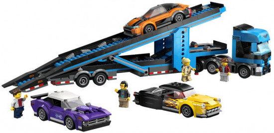 Конструктор LEGO® 60408 Автовоз со спортивными автомобилями