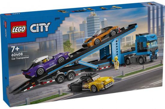 Конструктор LEGO® 60408 Автовоз со спортивными автомобилями