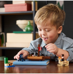 Конструктор Minecraft 21259 Путешествие на пиратском корабле. The Pirate Ship Voyage - Фото 11