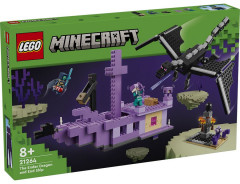 Конструктор Minecraft 21264 Дракон Края и корабль Края. The Ender Dragon and End Ship - Фото 2