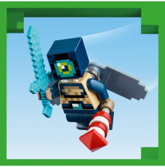 Конструктор Minecraft 21264 Дракон Края и корабль Края. The Ender Dragon and End Ship - Фото 6