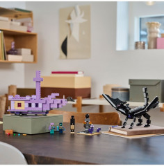 Конструктор Minecraft 21264 Дракон Края и корабль Края. The Ender Dragon and End Ship - Фото 11