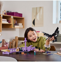 Конструктор Minecraft 21264 Дракон Края и корабль Края. The Ender Dragon and End Ship - Фото 12