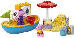 Конструктор Duplo 10432 Путешествие Свинки Пеппы на кораблике. Peppa Pig Boat Trip - Фото 1