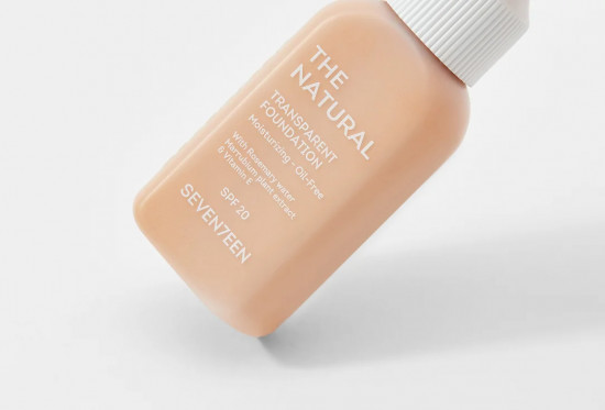 Тональный крем «The Natural Transparent Foundation», оттенок 02