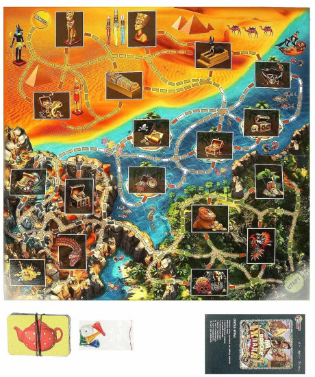 Игра-ходилка настольная «На поиски клада»