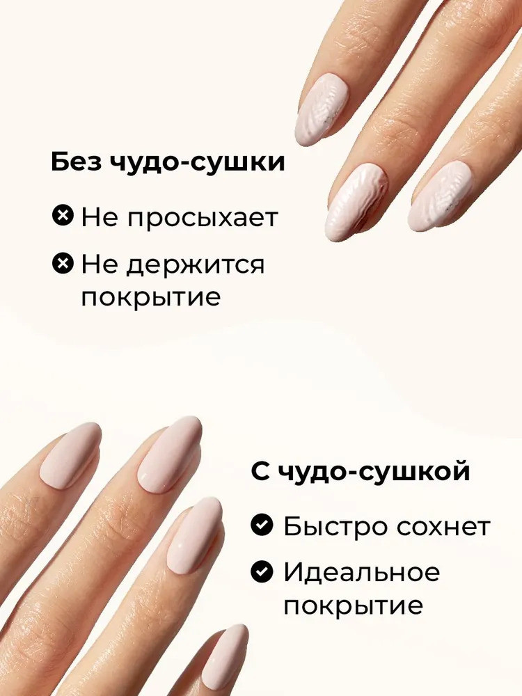 Покрытие для ногтей верхнее «Чудо-сушка» | Kiki | Фото 4