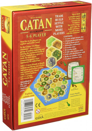 Настольная игра «Catan.Колонизаторы». Расширение для 5-6 игроков