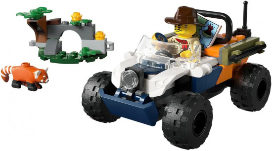 Конструктор LEGO® 60424 Малая панда и квадроцикл в джунглях