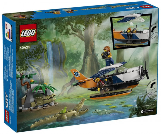 Конструктор LEGO® 60425 Гидросамолет исследователя джунглей