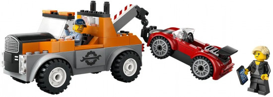 Конструктор LEGO® 60435 Эвакуатор и ремонт спортивного автомобиля