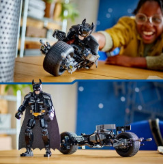 Конструктор Batman 76273 Сборная фигурка Бэтмена и бэтпод. Batman™ Construction Figure and the Bat-Pod Bike - Фото 12