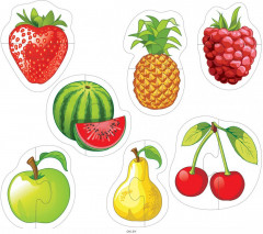 Пазл-половинки «Фрукты, ягоды» - Фото 1