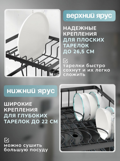 Сушилка для посуды отдельностоящая