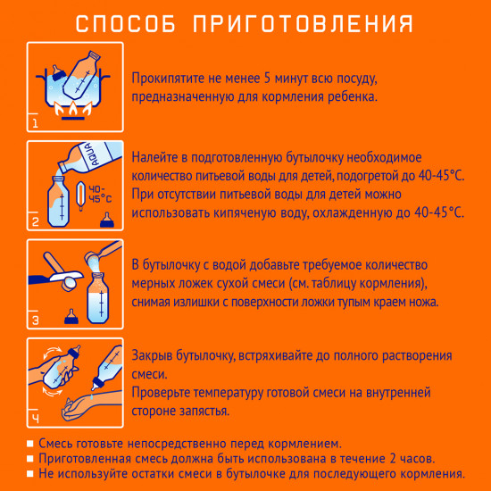Смесь сухая молочная №2