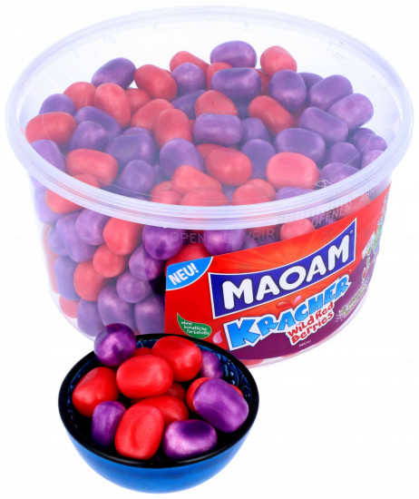 Конфеты жевательные с шипящим центром «Maoam Kracher Wild Red Berries»