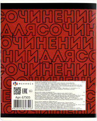 Тетрадь предметная «Для сочинений» - Фото 5