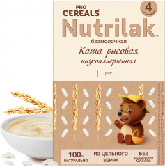 Каша безмолочная цельнозерновая, рисовая - Фото 1