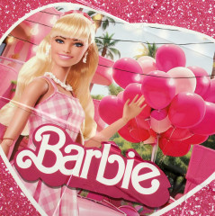 Шар-сердце фольгированный «Барби» - Фото 1