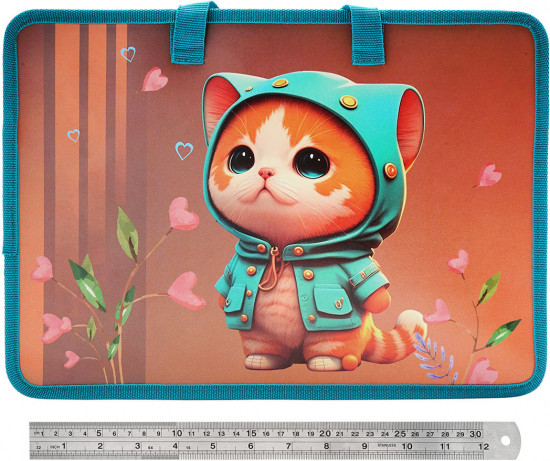 Папка-портфель «Мой милый котик»