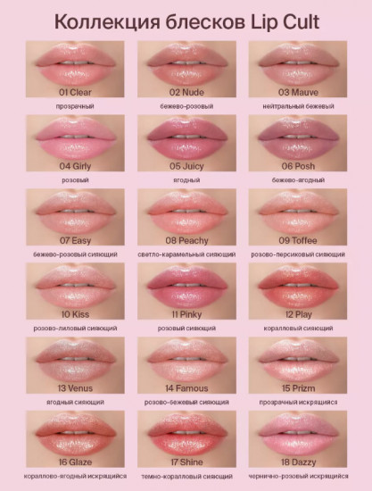 Блеск для губ «Lip Cult», тон 05 Juicy