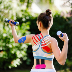 Кинезио-тейп «Спина» для наложения на кожу тела с усиленной фиксацией - Фото 4