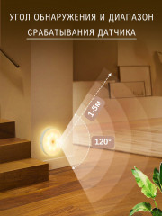 Ночник с датчиком движения - Фото 5