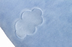 Покрывало детское «Облачко» (арт. 1501001407, велсофт, размер 90х110), цвет голубой - Фото 1
