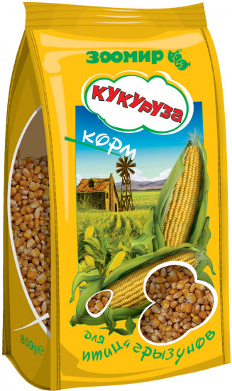 Корм для птиц и грызунов «Кукуруза»