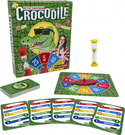 Игра настольная «Крокодил»