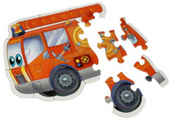 Набор макси-пазлов 4 в 1 «Полезный транспорт» - Фото 3