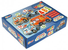 Набор макси-пазлов 4 в 1 «Полезный транспорт» - Фото 8