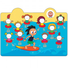 На море (Наклейки-смайлики), книга с наклейками - Фото 1