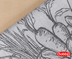 Набор полотенец кухонных «Vegetables» (арт. 1501001631, хлопок, 50х70 см, 2 шт), бежевый - Фото 1